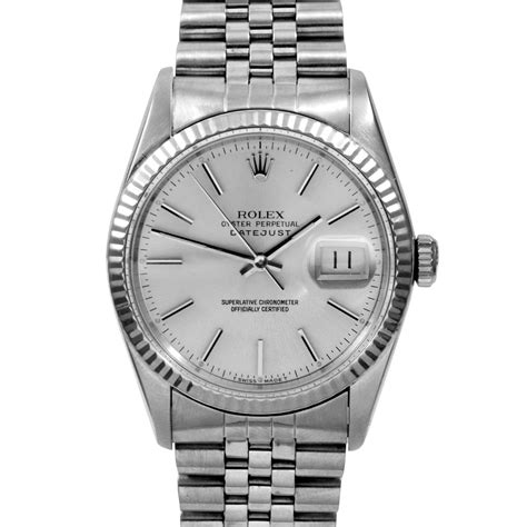 rolex datejust stainless steel men& 39|vintage Rolex Datejust stainless steel.